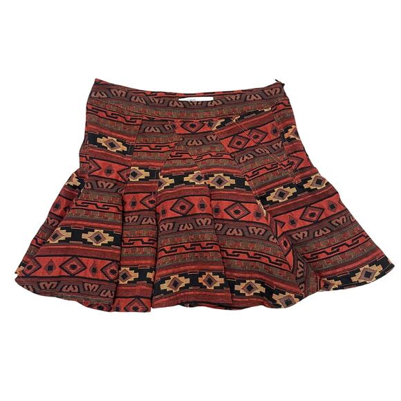 BCBG Tribal Pleated Jacquard Skirt – Women’s 4 - Picture 1 of 8